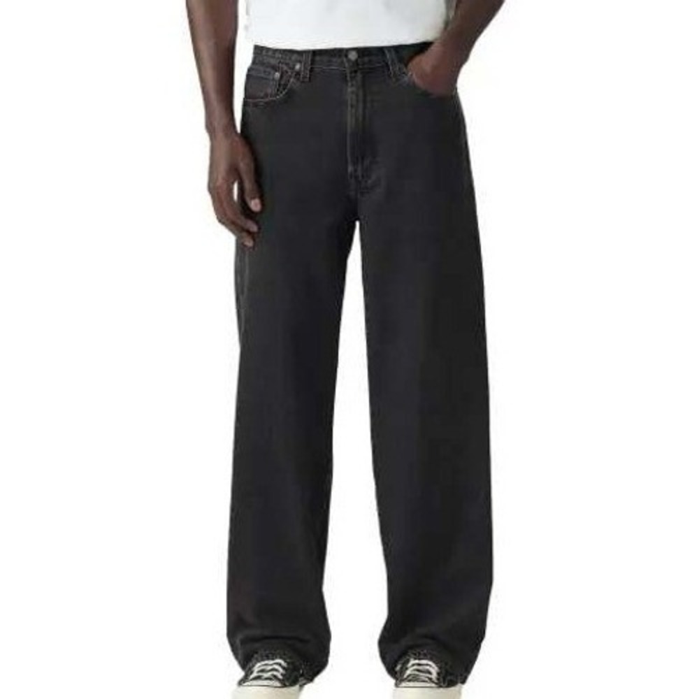 NWT Levi's 578 Baggy Jeans Men's 36x34 Black Cotton Baggy Fit Denim